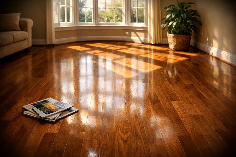 Freshly cleaned welcoming living room in Santa Clarita, CA
