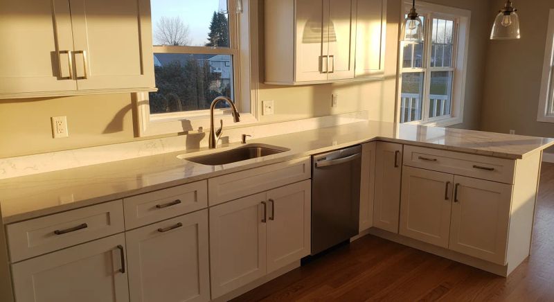 Clean renovated Santa Clarita room after post-construction cleanup